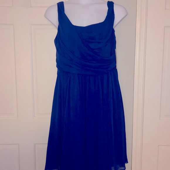sachin and babi light blue dress Self-Portrait Cross Front Maxi Dress - Cobalt Blue main image 0